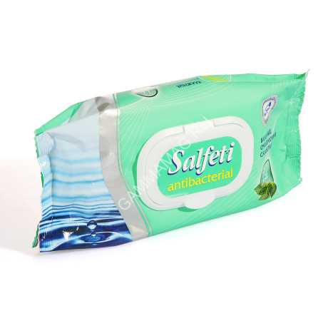 Салфетки влажные Salfeti antibac №72 антибактериальные с клапаном 48397 *5/20