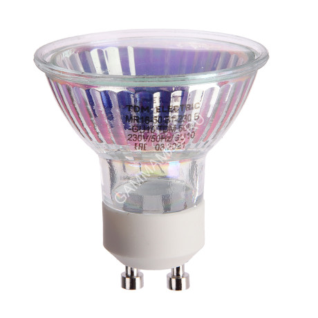 Лампа накаливания галогенная 50W-230V GU10 MR16 TDM SQ0341-0011 *10/200