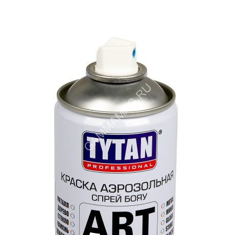 Эмаль-аэрозоль черный матовый 520/400 мл TYTAN Professional (RAL9004) *1/12