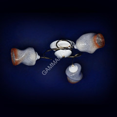 Люстра N1921/3 FG+WT Е27 3*40Вт ( h=210; d=570) VERNER LIGHTING *1