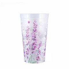 Стакан пластм. 400мл "Lavender" арт.15041 ("Полимербыт") *1/45