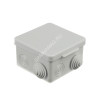 Коробка распаячная 7 вх. ОП 80х80х50мм IP54 TDM SQ1401-0512 инд. штр-код *10/100