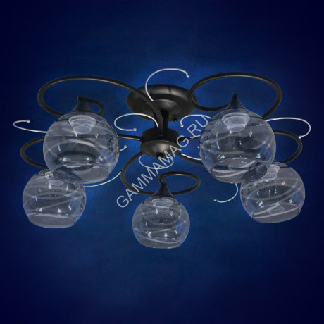 Люстра С0737/5 5*40W E27 (q-620 h-260) VERNER LIGHTING *1
