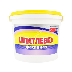Шпатлевка акриловая фасадная 5 кг BROZEX *4/144