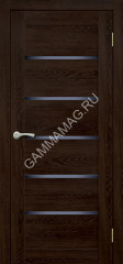 Дверь межкомнатная остеклённая ЦАРГИ ПВХ COMFORT-2 Кедр Венге 3D 700мм BROZEX-WOOD *1