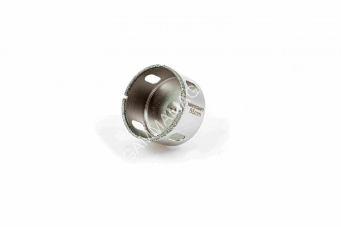 Коронка по стеклу/керамика 55мм алмазная (KAC055056301) Novocraft *1