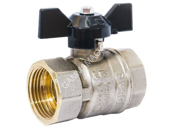 Кран шаровый 1/2" (_15) М/М бабочка LD Pride 47.15. (аналог ИП68) *1/30