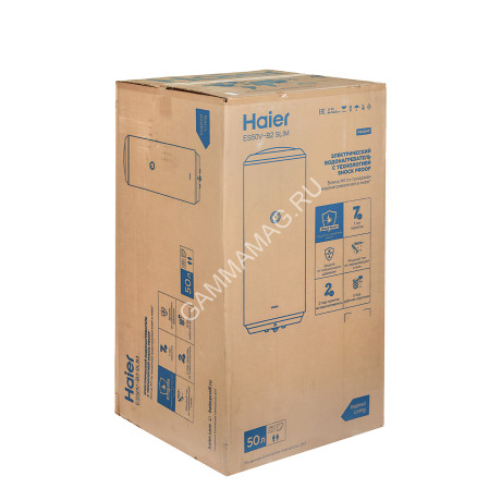 Водонагреватель электрический накопительный Haier узкий ES50V-B2 Slim 50л. *1