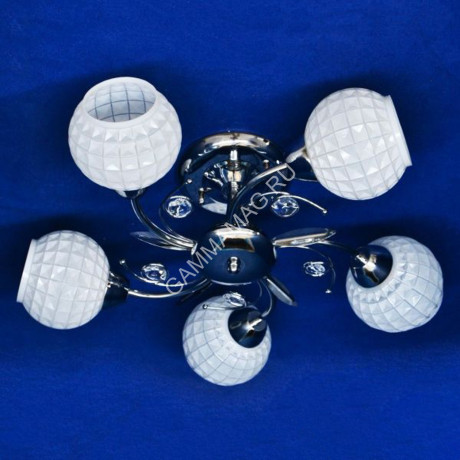 Люстра N30259/5 CH 5*40W E27, 220V VERNER LIGHTING *1