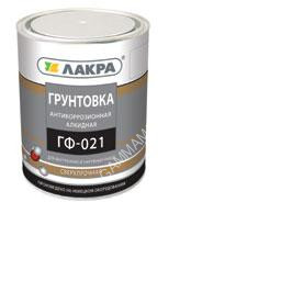 Грунтовка ГФ-021 красно-коричневая 20 кг Лакра *1/33