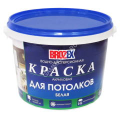 Краска акриловая для потолков 7 кг BROZEX *1/75