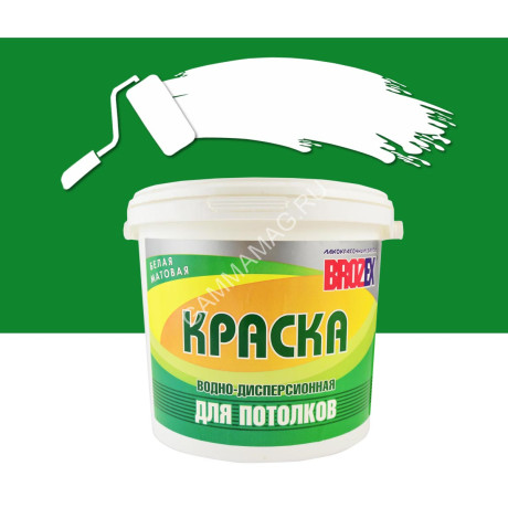 Краска акриловая для потолков 7 кг BROZEX *1/75