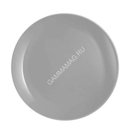 Тарелка стекло Luminarc "Diwali Granit" мелк. d25см Серый P0870 *6/24