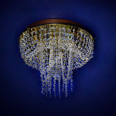 Люстра Е1325/4 FG 4*40Вт E27 +4*3Вт (h=400; d=350) VERNER LIGHTING *1