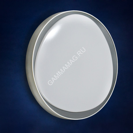 Светильник светодиодный акриловый 500мм 72W 8655/36W*2 grey 3 реж. пульт S=20м2 VERNER LIGHTING *1/5