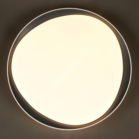 Светильник светодиодный акриловый 500мм 72W 8655/36W*2 grey 3 реж. пульт S=20м2 VERNER LIGHTING *1/5