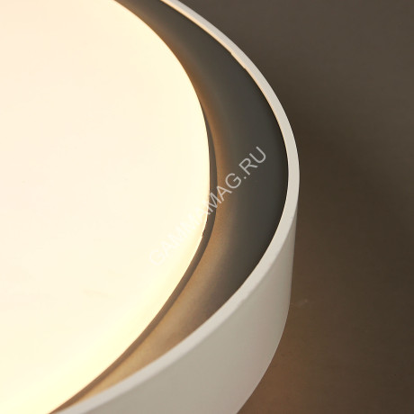 Светильник светодиодный акриловый 500мм 72W 8655/36W*2 grey 3 реж. пульт S=20м2 VERNER LIGHTING *1/5