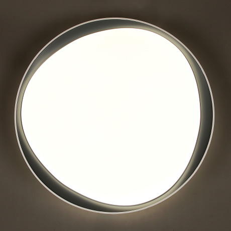 Светильник светодиодный акриловый 500мм 72W 8655/36W*2 grey 3 реж. пульт S=20м2 VERNER LIGHTING *1/5