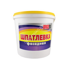 Шпатлевка акриловая фасадная 15 кг BROZEX *1/48