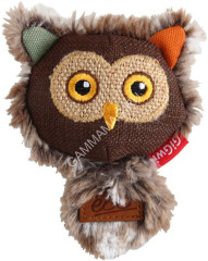 Игрушка (GiGWi) Сова интерактивная для кошек 11см, серия Catch&amp;Scratch ECO
