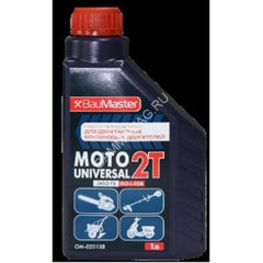 Масло д/4-х тактных двигателей 1л минеральное MOTO 4T UNIVERSAL (арт.OM-0401XB) BauMaster *1