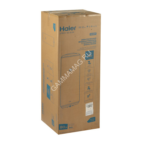 Водонагреватель электрический накопительный Haier узкий ES80V-B2 Slim 80л. *1