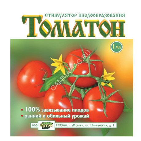 Стимулятор плодообразования ТОМАТОН 1г Ортон *10/100