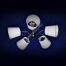 Люстра N1944/5 CH+BK Е27 5*40Вт (h=300; d=700) VERNER LIGHTING *1