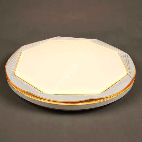 Светильник светодиодный акриловый 500мм 72W 8656/36W*2 orange 3 реж. пульт VERNER LIGHTING *1/5