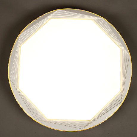 Светильник светодиодный акриловый 500мм 72W 8656/36W*2 orange 3 реж. пульт VERNER LIGHTING *1/5