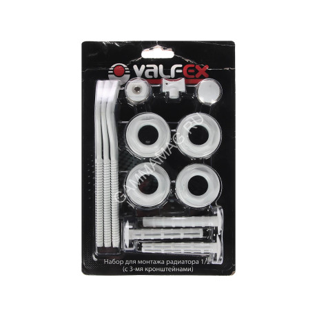 Набор для монтажа радиаторов 3/4" с 2 кронштейнами VALFEX(аналог ЗЧ461) *1/40