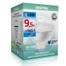 Лампа светодиодная 9.5W GU5,3 рефлектор 6,0К холодный MR16 Smartbuy *10/100