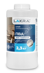 Клей ПВА ЛЮКС мебельный 2,3 кг Лакра *6/216