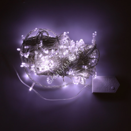 Гирлянда Нить 20м 200LED белый 8 режимов 220V IP20 3556804 *1/60
