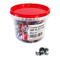 Саморезы кровельные BROZEX ВЕДРО 5,5*19 (250шт) *6