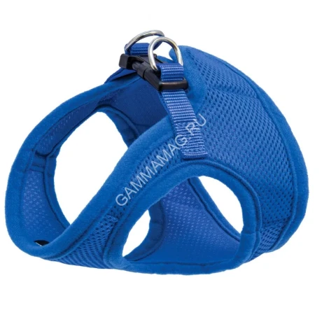 Комплект (Triol) HL02S шлейка мягкая (грудь 35см) + поводок 1,5*120см, синяя