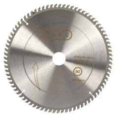 Диск пильный 250*30/25,4мм 80 зубьев по ламинату (810010036) EDGE PATRIOT *1/10