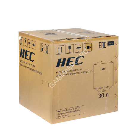 Водонагреватель электрический накопительный HEC ES30V-HE1 30л. *1