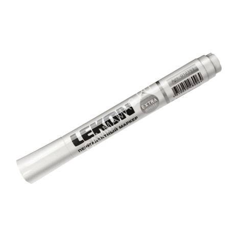 Маркер строительный перманентный белый арт.012393 LEKON EXTRA WHITE *10/120/1440