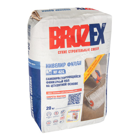 Ровнитель для пола NF-420 (НП-42) Нивелир Финал 20кг BROZEX *1/56