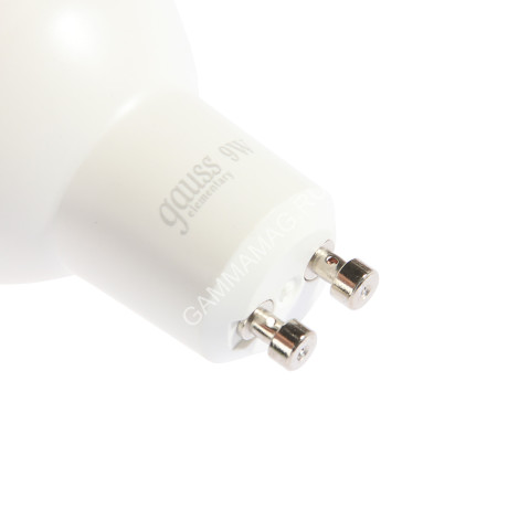 Лампа светодиодная 9W GU10 MR16 3.0К теплый 640лм Elementary 13619 *10/100