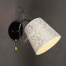 Бра N1944/1W BK+CH E27 1*40Вт (250*280*160) VERNER LIGHTING *1