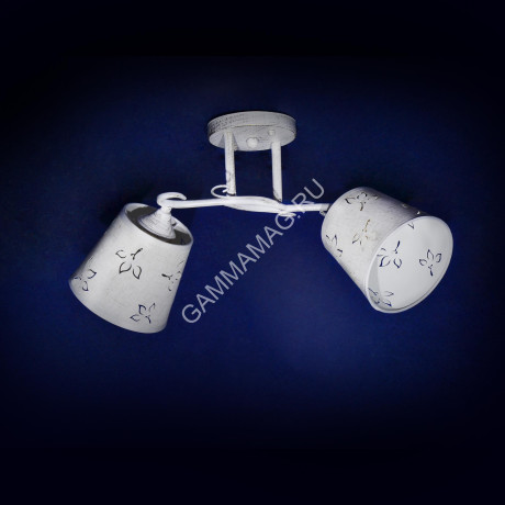 Люстра N1969/2 WG Е27 2*40Вт ( h=290; d=550) VERNER LIGHTING *1