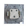 Розетка "Бриллиант" СП 1-мест. серебро б/з 16А IP20 UNIVersal 7949834 *10/100