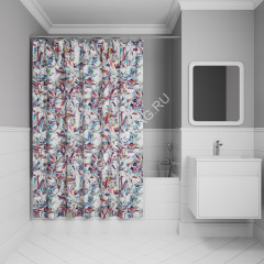 Штора для ванной "IDDIS" п/эстер 200*180см Абстракция BX05P18i11 *1/20
