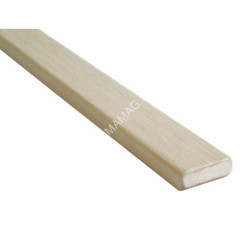 Притворная планка для двойных блоков Лиственница КАПУЧИНО BROZEX-WOOD *10