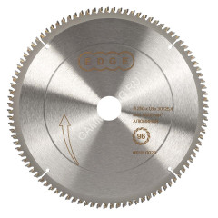 Диск пильный 250*30/25.4мм 96 зубьев по алюминию (810010028) EDGE PATRIOT *1/10