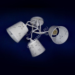 Люстра N1969/3 WG Е27 3*40Вт ( h=260; d=490) S=12м2 VERNER LIGHTING *1
