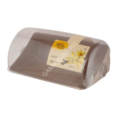 Хлебница пластм. 395x250x177мм "Vanilla" Латте SE167412005 ("Sugar&amp;Spice") *1/6