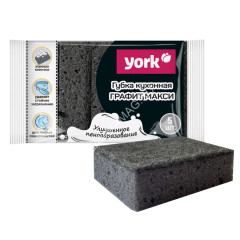 Губки для посуды "Графит" "Макси" 5шт 030250 ("YORK") *50